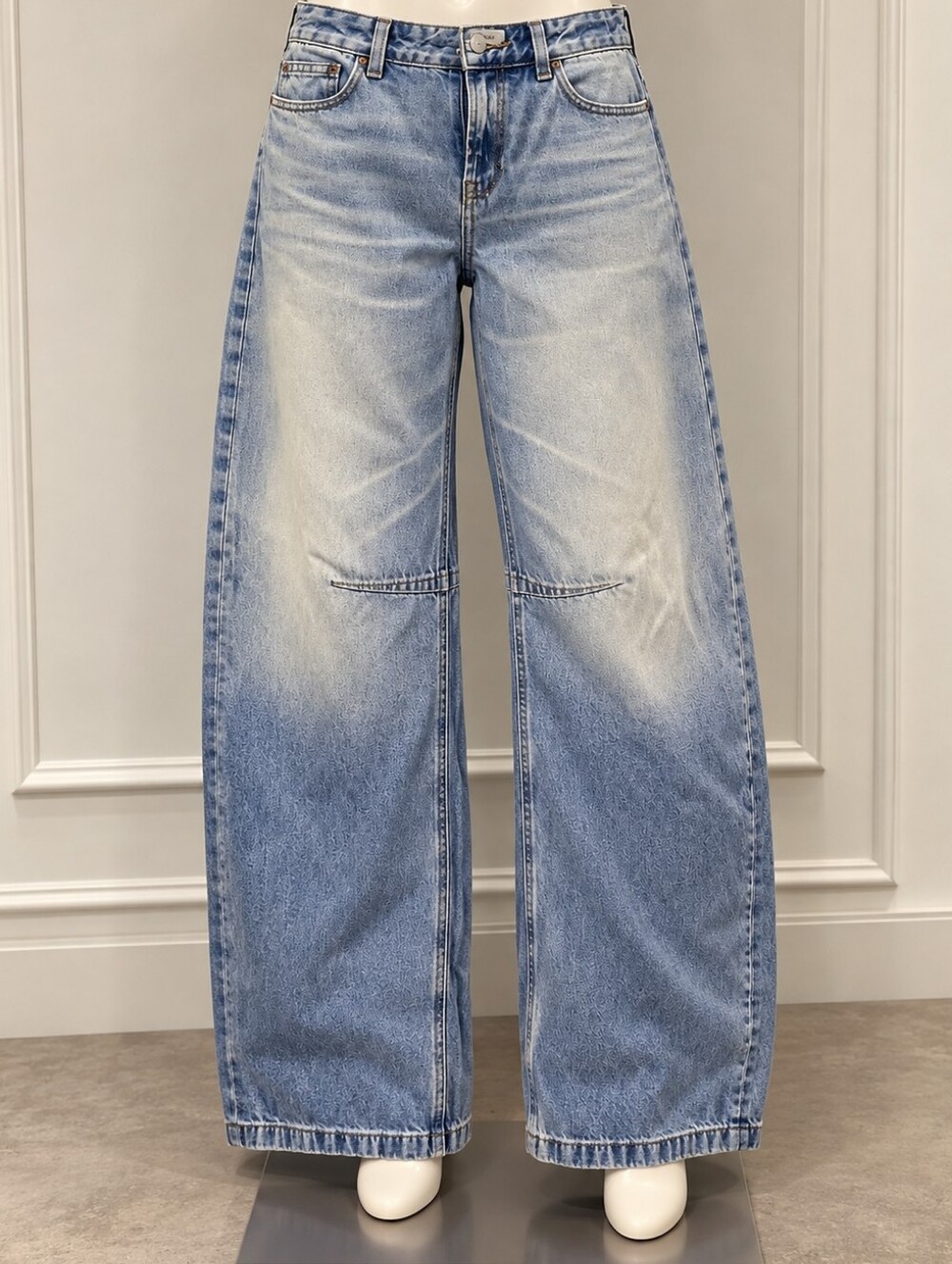 PacSun Light Blue Wide-Leg Flare Jeans